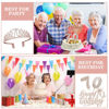 Picture of 70th Birthday Decorations for Women,70th Birthday Sash,Crown/Tiara,Candles,Cake Toppers.70th Birthday Gifts for Women,70th Birthday Decorations Gifts Idea