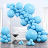 Picture of PartyWoo Bright Sky Blue Balloons, 100 pcs Blue Balloons Different Sizes Pack of 36 Inch 18 Inch 12 Inch 10 Inch 5 Inch for Balloon Garland or Balloon Arch as Party Decorations, Birthday Decorations