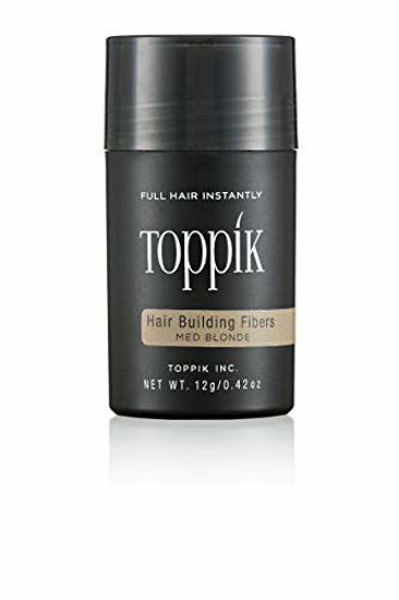 Picture of Toppik Hair Building Fibers, Medium Blonde, 12g | Fill In Fine or Thinning Hair | Instantly Thicker, Fuller Looking Hair | 9 Shades for Men & Women