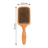 Picture of Since 1869 Hand Made In Germany - SUSTAINABLE Wooden Paddle Brush, Gently Detangles, Styles, Smooths and Conditions Hair, Minimizes Frizz and Breakage, Safe for All Hair Types, Wet or Dry, Eco-Sourced Wood, Wooden Bristles.