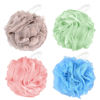 Picture of Fu Store Bath Sponges Shower Loofahs 70g Mesh Balls Sponge 4 Solid Colors for Body Wash Bathroom Men Women - 4 Pack Scrubber Cleaning Loofah Bathing Accessories