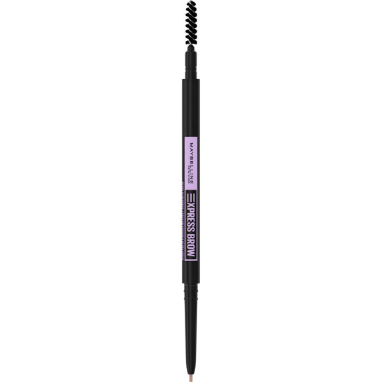 Picture of Maybelline Express Brow Ultra Slim Eyebrow Makeup, Brow Pencil with Precision Tip and Spoolie for Defined Eyebrows, Taupe, 1 Count