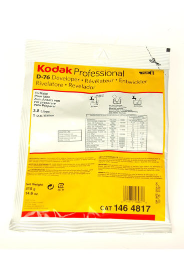 Picture of Kodak D-76 Developer Powder, B and W Film 1 Gallon