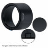 Picture of Reversible Bayonet Lens Hood Shade for Canon EF-M 32mm f/1.4 STM Lens Replaces Canon ES-60 Lens Hood Allows to Attach 43mm Filter and Lens Cap