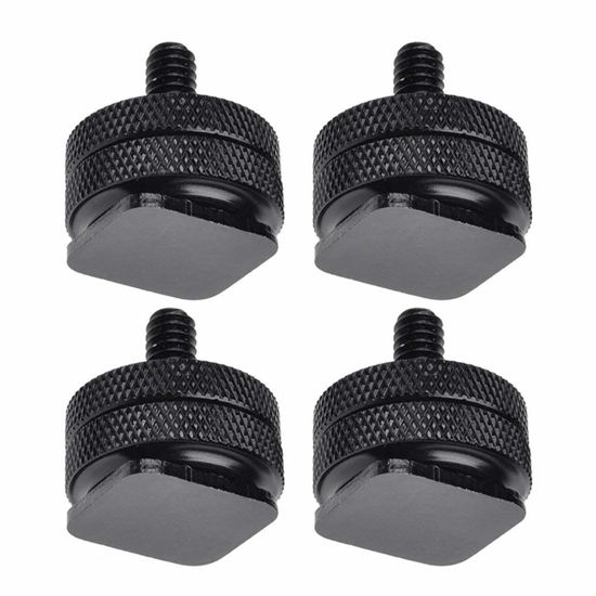 Picture of SLOW DOLPHIN 1/4 Inch Hot Shoe Mount Adapter Tripod Screw for DSLR Camera Rig(4Packs)