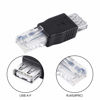 Picture of UCEC 1x Type A USB2.0 Female to Ethernet RJ45 Male Plug Adapter Connector