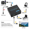 Picture of VPFET HDMI Audio Extractor 4K HDMI to Optical 3.5mm AUX Audio Adapter Splitter Converter Supports HDCP Dolby Digital DTS 5.1 PCM