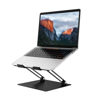 Picture of BESIGN LS10 Aluminum Laptop Stand, Ergonomic Adjustable Notebook Riser Holder Computer Stand Compatible with Air, Pro, Dell, HP, Lenovo More 10-14" Laptops, Black