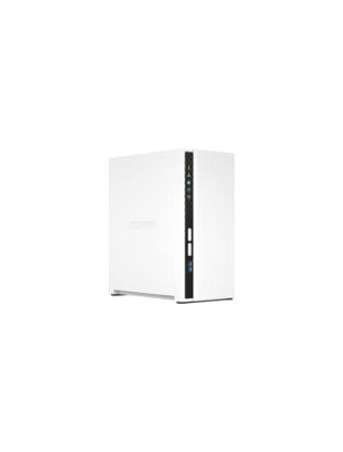 Picture of QNAP TS-233-US 2 Bay Affordable Desktop NAS with ARM Cortex-A55 Quad-core Processor and 2 GB DDR4 RAM (Diskless)