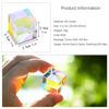 Picture of 25mm Optical Glass X-Cube Prism RGB Dispersion Prism Physics and Decoration Light Spectrum Educational Model Photography Props