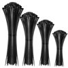 Picture of Cable Zip Ties,400 Pack Black Zip Ties Assorted Sizes 12+8+6+4 Inch,Multi-Purpose Self-Locking Nylon Cable Ties Cord Management Ties,Plastic Wire Ties for Home,Office,Garden,Workshop. By HAVE ME TD