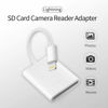 Picture of Apple MFi Certified Lightning to SD Card Camera Reader for iPhone iPad, Veetone SD Card Reader Memory Card Reader Trail Camera Viewer SD Card Adapter for iPhone 12/11/XS/XR/X/8/7/iPad, Plug and Play