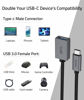 Picture of Syntech USB C to USB Adapter, 2 Pack USB C to USB3 Adapter,USB Type C to USB,Thunderbolt 3 to USB Female Adapter OTG Cable Compatible with iPad Air 2020, MacBook Pro, Air and More Space Gray