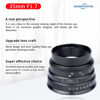 Picture of Brightin Star 35mm F1.7 Large Aperture APS-C Manual Focus Prime Fixed Mirrorless Camera Lens, Fit for Sony ZV-E10, A7IV, A6400, A7II, A7SIII, A7III, A7C, A6600, A6100, A7RIV, A6000, A7RIII (Black)