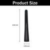 Picture of 5 Inch Short Car Antenna, Carbon Fiber Car Short Radio Antenna,Suitable for Wrangler JK/JL Chevy Silverado & GMC Sierra/Denali Ford 150 2009-2022 Most Car Models with Removable Antenna (Black)