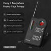 Picture of Camera Detector C10 Pro - Professional Bug RF Detector Hidden Camera Finder Anti Spy Sweeper GPS Tracker Listening Device Cell Phone Scanner Indoor Outdoor for Home Office Car Travel Hotel Airbnb