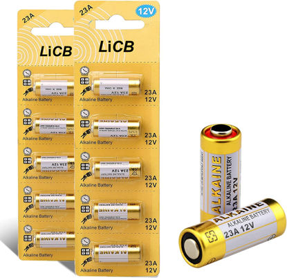 Picture of LiCB A23 12V Alkaline 23A Batteries (10-Pack)