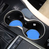 Picture of SINGARO Car Cup Coaster, 4PCS Universal Non-Slip Cup Holders Embedded in Ornaments Coaster, Car Interior Accessories, Blue