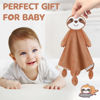 Picture of Pro Goleem Sloth Security Blanket Soft Loveys for Babies for Boys and Girls Newborn Lovie Infant Blankie Sloth Baby Stuff Baby Snuggle Toy Baby Gifts 14 Inch