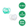 Picture of Tommee Tippee Ultra-Light Silicone Pacifier, Symmetrical One-Piece Design, BPA-Free Silicone Binkies, 0-6m, 4 Count