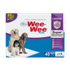 Picture of Four Paws Wee-Wee Super Absorbent Pee Pads for Dogs - Dog & Puppy Pads for Potty Training - Dog Housebreaking & Puppy Supplies - 24" x 24" (40 Count),White