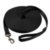 Picture of HIKISS Long Dog Leash Obedience Recall Training Agility Lead with Thickening Material for Large Dog - 15ft 20ft 30ft 50ft 100ft Training Leash(Black 100ft)