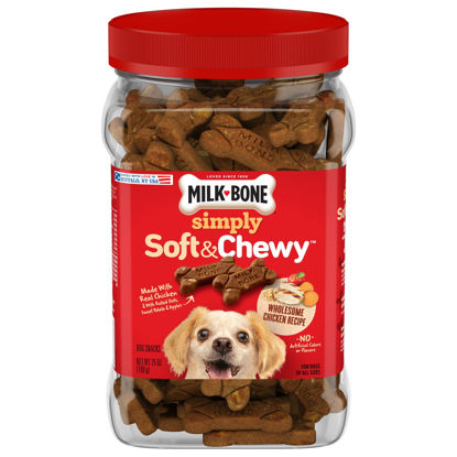 Picture of Milk-Bone Simply Soft & Chewy Dog Treats, 25 Ounce