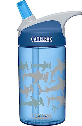 Home Tune 23oz Kids Water Drinking Bottle 2 Pack - BPA Free Flip Straw Lid Cap Lightweight Carry Handle Leak-Proof Water Bottle with Cute Design for