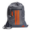 Picture of adidas Alliance II Sackpack, Canvas Grey-Solid Grey/Semi Impact Orange/Onix Grey, One Size