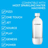 Picture of SodaStream Carbonating Bottle, 1 liter, White (Pack of 2)