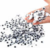 Picture of DECORA 500 Pieces 6mm -12mm Black Wiggle Googly Eyes with Self-adhesive for Crafts Decorations