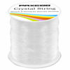 Picture of Paxcoo 0.8mm Elastic String, Stretchy Bracelet String Crystal String Bead Cord for Bracelet, Beading and Jewelry Making (120m)