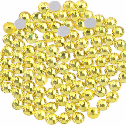 beadsland Flat Back Crystal Rhinestones Round Gems for Nail Art and Craft  Glue Fix, Crystal (4.6-4.8mm) SS20/1440pcs