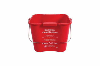 Picture of San Jamar Kleen-Pail® Plastic Pro Cleaning Bucket 6 Quarts Red