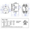 Picture of Carrier Hvac Motor Contactor, 24VAC 40 Amp Coil Single Pole / 1 Pole Furnace Replacement Relays Compatible with C140A, Air Conditioner, Heat Pump, Refrigeration Systems