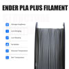 Picture of Creality PLA Filament Pro Grey, 1.75mm 3D Printer Filament, Ender PLA + (Plus) Printing Filament, 1kg(2.2lbs)/Spool, Dimensional Accuracy ±0.03mm. Fit Most FDM Printer