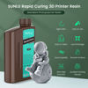 Picture of SUNLU 3D Printer Resin 1kg, Fast Curing Standard 3D Resin for LCD DLP SLA Resin 3D Printers, 395 to 405nm UV Curing 3D Printing Liquid Photopolymer Resin, Low Shrinkage, High Precision, 1000g, Green