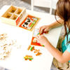 Picture of Melissa & Doug Farm 4-in-1 Wooden Jigsaw Puzzles in a Storage Box (48 pcs total)