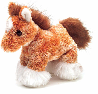 Picture of Aurora® Adorable Mini Flopsie™ Clyde™ Stuffed Animal - Playful Ease - Timeless Companions - Brown 8 Inches