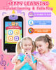 Picture of Kids Smart Phone for Girls Unicorns Gifts for Girls Toys 8-10 Years Old Phone Touchscreen Learning Toy Christmas Birthday Gifts for 3 4 5 6 7 8 9 Year Old Girls with 8G SD Card