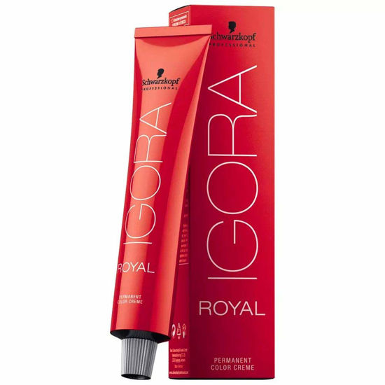 Picture of Schwarzkopf Professional Igora Royal Permanent Color Creme, 1-0 Black, 60 Gram