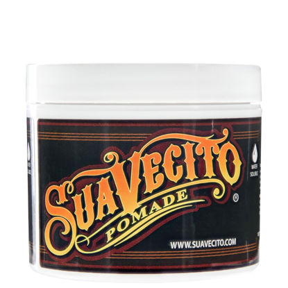 Picture of Suavecito Pomade Original Hold 4 oz, 1 Pack - Medium Hold Hair Pomade For Men - Medium Shine Water Based Wax Like Flake Free Hair Gel - Easy To Wash Out - All Day Hold For All Hairstyles