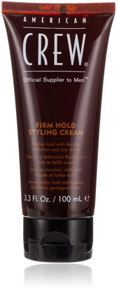 Picture of Men's Hair Styling Cream by American Crew, Like Hair Gel with Firm Hold with Low Shine, 3.3 Fl Oz