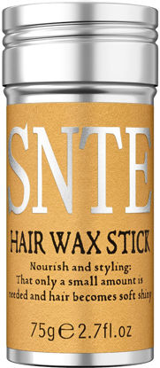 Picture of Samnyte Hair Wax Stick, Wax Stick for Hair Slick Stick, Hair Wax Stick for Flyaways Hair Gel Stick Non-greasy Styling Cream for Fly Away & Edge Control Frizz Hair 2.7 Oz