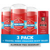 Picture of Old Spice Men's Deodorant Aluminum-Free Aqua Reef, 3.0oz Pack of 3 with Travel-Sized Swagger Body Wash