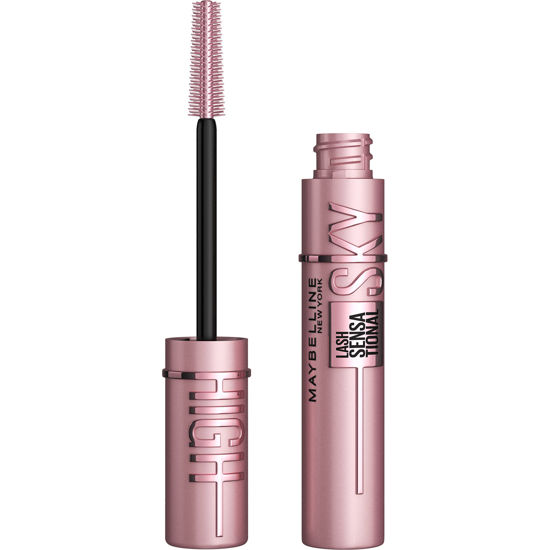 Picture of Maybelline New York Lash Sensational Sky High Washable Mascara Makeup, Volumizing, Lengthening, Defining, Curling, Multiplying, Buildable Formula, True Brown, 1 Count