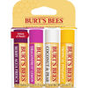 Picture of Burt's Bees Lip Balm, Moisturizing Lip Care for All Day Hydration, 100% Natural, Tropical - Pineapple, Berry Agua Fresca, Dragon Fruit & Coconut & Pear (4 Pack)