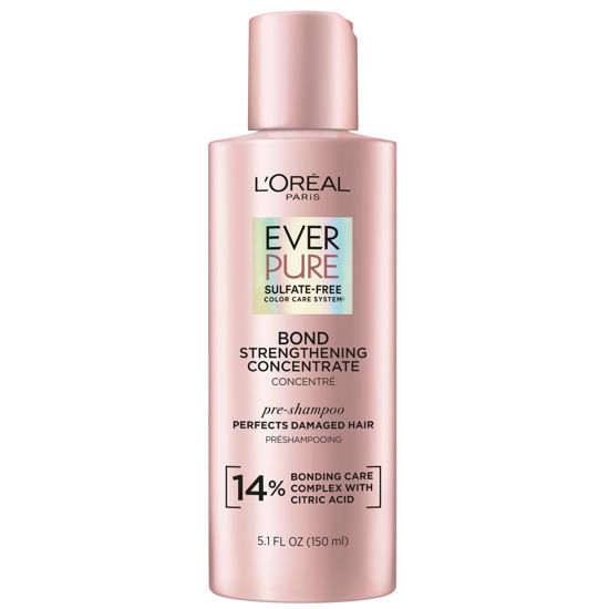 Picture of L'Oreal Paris EverPure Sulfate Free Bond Repair Pre Shampoo Treatment, Hair Repair for Colored, Bleached or Damaged Hair, 5.1 Fl Oz