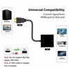 Picture of HDMI to VGA, Gold-Plated HDMI to VGA Adapter, Male to Female for Computer, Desktop, Laptop, PC, Monitor, Projector, HDTV, Chromebook, Raspberry Pi, Roku, Xbox and More