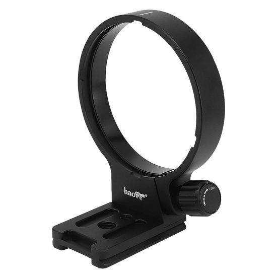 Picture of Haoge Tripod Mount Ring Lens Collar Foot B(W) for Canon EF 70-200mm f/2.8L USM & IS & IS II & IS III,EF 100-400mm f / 4.5-5.6L IS USM EF 300mm f/4L IS USM EF 35-350mm f/3.5-5.6L USM Lens Built-in Arca